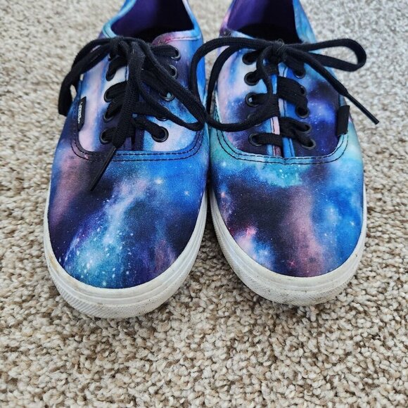 Vans Galaxy Print Lace Up Shoes - Picture 6 of 7